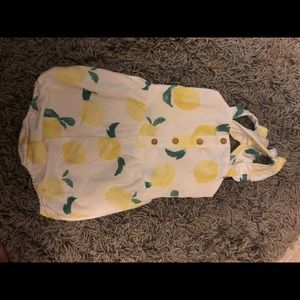 Jessica Simpson baby lemon romper size 3-6months